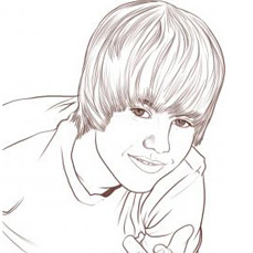 DIBUJO DE JUSTIN BIEBER